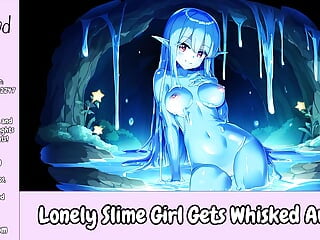 Lonely Slime chick Gets Whisked Away - glamour Audio For boys